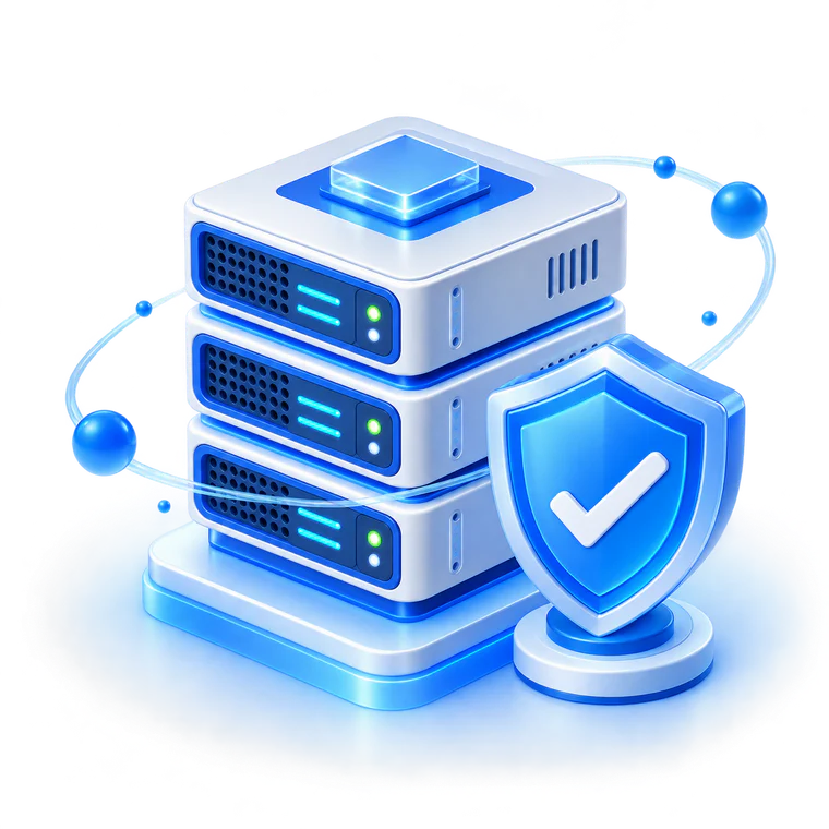 服务器数据安全与稳定运行示意图